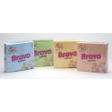 Ubr. Bravo 3vr. , 33x33 , 30ks,  4 barvy